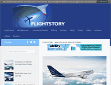 Tablet Screenshot of flightstory.net